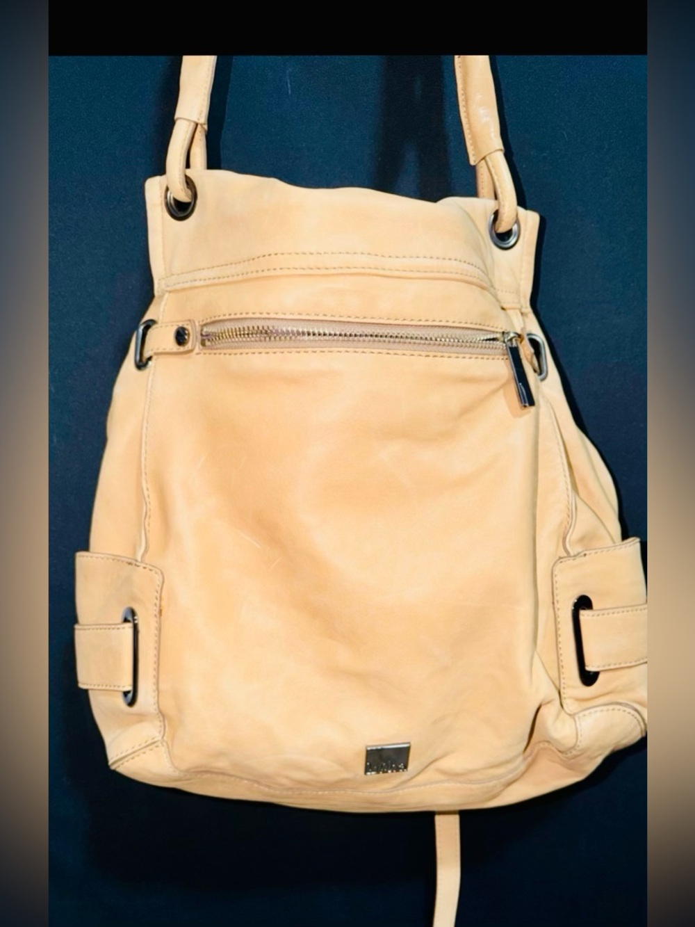 KOOBA Beige Women's Leather Shoulder Bag